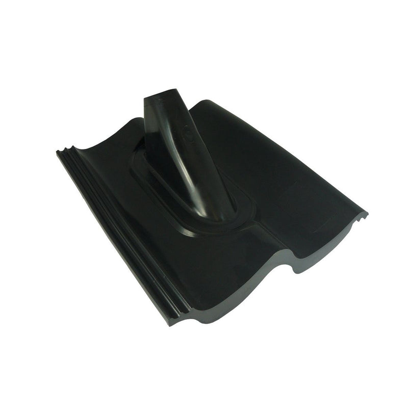 Televes - Antennenmontagematerial Kunststoffziegel sw KSZ 60 DS Frankf. Doppel-S