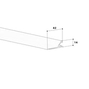GGK - Trennwand für Leitungsführungskanal Trennsteg 60mm 1260 − 2 Meter