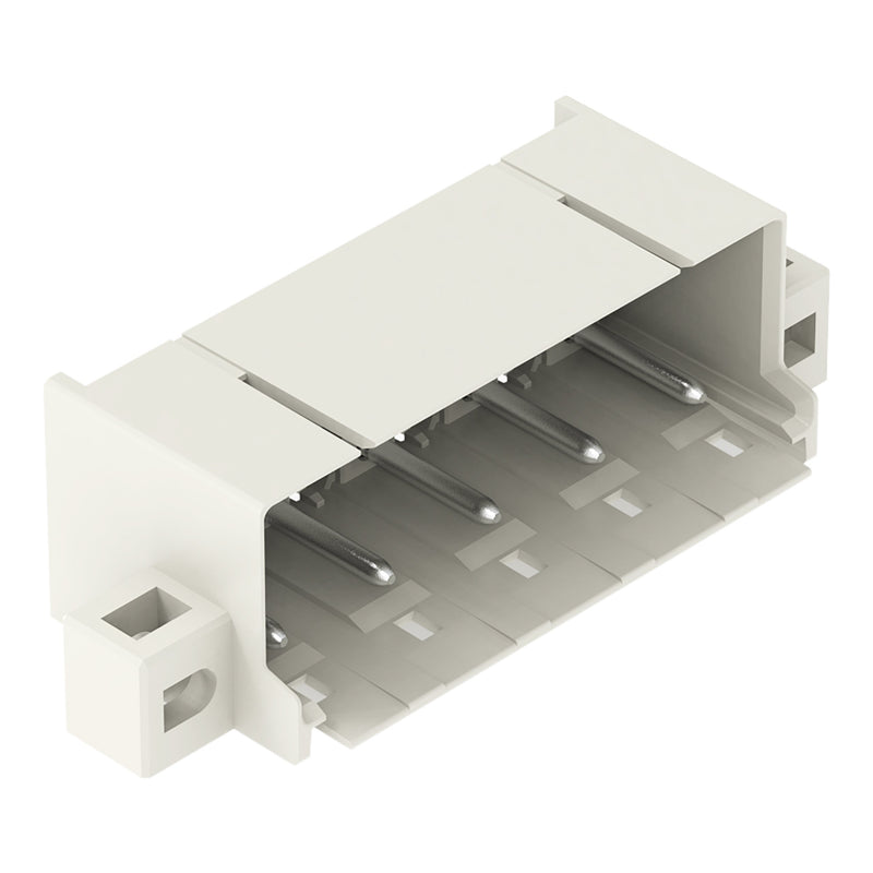 WAGO - Leiterplattensteckverbinder THT-Stiftleiste Lötstift 2092-3425/005-000 1,4mm,abgew.,llgr − 100 Stück