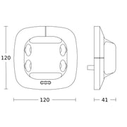 Steinel - Bussystem-Bewegungsmelder Präsenzmelder Dual US UP WS KNX KNX