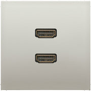 Jung - Multifunktions-Anschlussdose Multimedia-Anschluss eds MA ES 1133 2 x HDMI m.Tragring