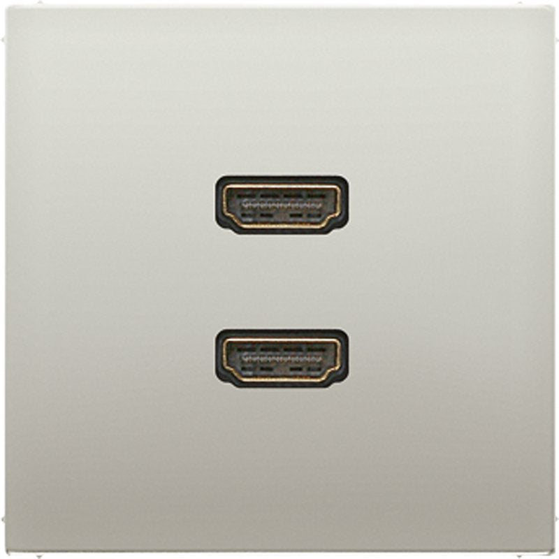 Jung - Multifunktions-Anschlussdose Multimedia-Anschluss eds MA ES 1133 2 x HDMI m.Tragring