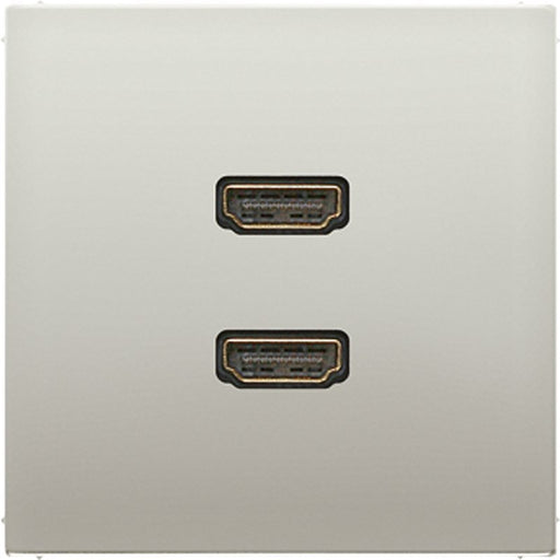 Jung - Multifunktions-Anschlussdose Multimedia-Anschluss eds MA ES 1133 2 x HDMI m.Tragring