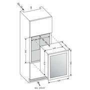 Amica - Weinkühlschrank EB-Wein-Klimagerät WK 341 220 S