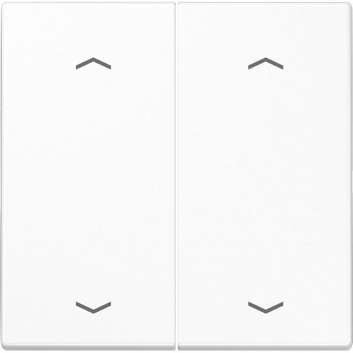 Jung - Sender/Fernbedienung für Installationsschalterprogramme Funk-Wandsender aws ENO LS 995 MP WW 4-kanalig Symbole