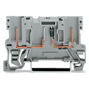WAGO - Bauelement-Reihenklemme 2-Pin-Bauelement-Basiskle. 769-228/281-411 Anode rechts,grau − 100 Stück