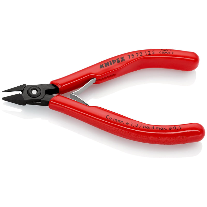 Knipex - Seitenschneider Elektronik-Seitenschneider 75 22 125 brüniert, 125mm