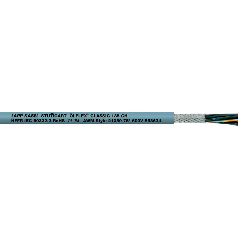 Lapp Kabel&Leitung - Energiekabel < 1 kV, für ortsveränderlichen Einsatz ÖLFLEX CLASSIC 135 CH 1123213 12G0,5