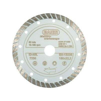 Baier Maschinenfabrik - Trenn-/Schleifscheibe Diamantscheibe 7227 D=115mm Turbo