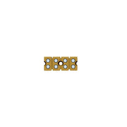 Weidmüller - Ein- und mehrpolige Klemmenleiste Klemmleiste MK 3/4 B 412 Schraubansch.,2.5mm² − 50 Stück