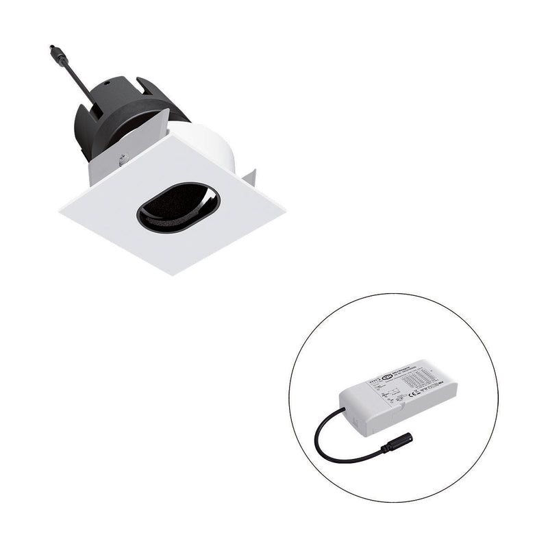 EVN Lichttechnik - Downlight/Strahler/Flutlicht LED-Einbauleuchte modular F09RXXXM0627L38D Konfigurationstype