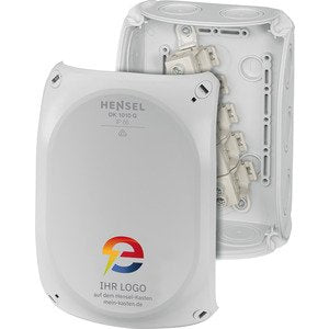 Hensel - Dose, Gehäuse für Montage auf der Wand/Decke Kabelabzweigkasten DK 1010 G MB 2,5-10 qmm 3phasig − 1 Stück by Hensel
