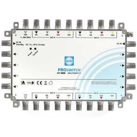 Wisi - Multischalter Multischalter DY 0908 9in8 ter.pass.o.NT − 1 Stück by Wisi
