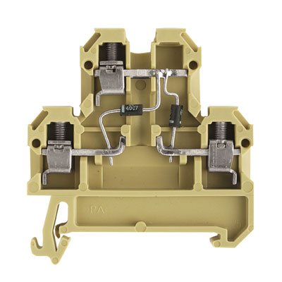 Weidmüller - Bauelement-Reihenklemme Klemme Schraubanschluss DK 4/35 2#396760000 4qmm − 25 Stück