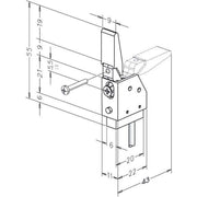 Assa Abloy effeff - Zubehör/Ersatzteile für elektrischen Türöffner Riegelschaltkontakt 878----------00
