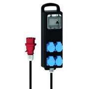 Bals Elektrotech - CEE-Steckdosen-Kombination (IEC 60309) Vollgummi-Verteiler 53213 mit FI