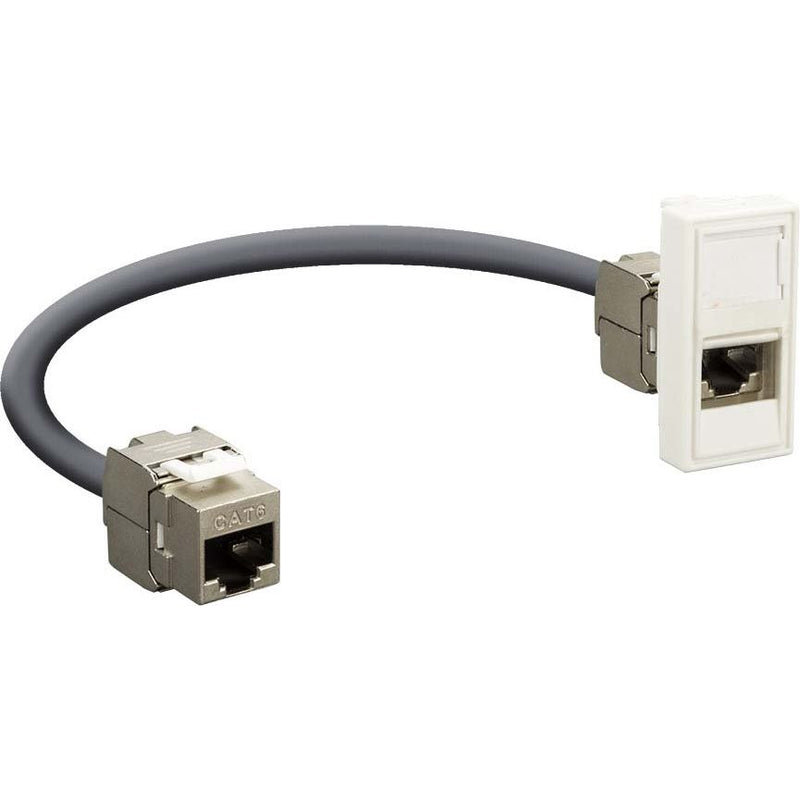 E+P Elektrik - Multi-Einsatz/Abdeckung für Daten- und Kommunikations-Anschlusstechnik Anschlussblende Cat.6 WDN 6 LOSE f.WDA2Lose
