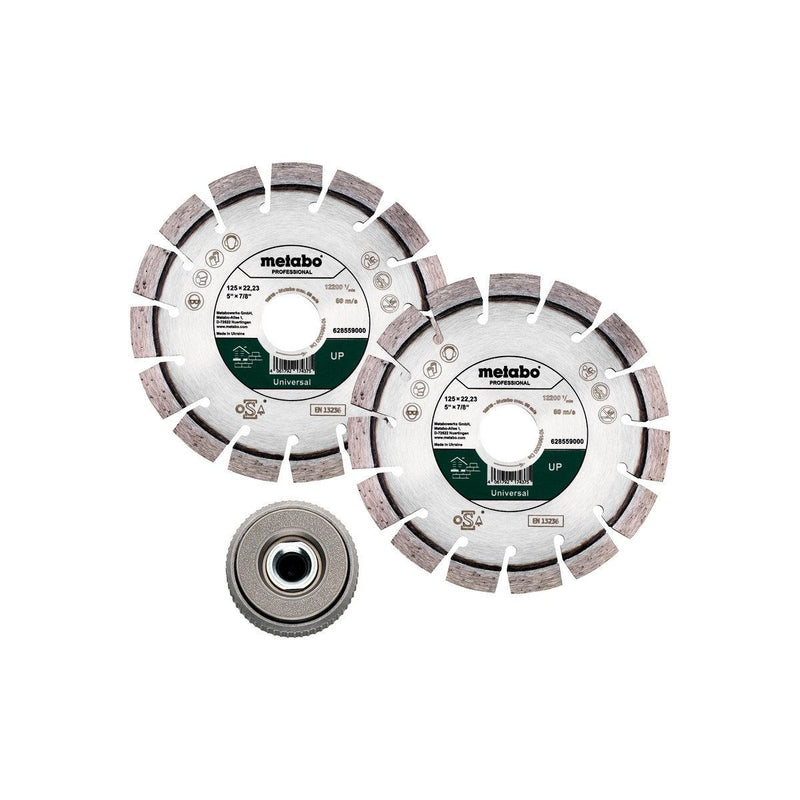 Metabowerke - Trenn-/Schleifscheibe Set Diamanttrennscheibe Set 2xDia-TS125mm UP
