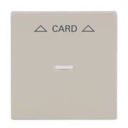 Busch-Jaeger - Abdeckung/Bedienelement für Installationsschalterprogramme Zentralscheibe savanne/ews 1792-82 für Cardschalter