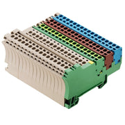 Weidmüller - Initiator/Aktor-Reihenklemme Klemme ZIA 1.5/4L-PE/16/KB Federanschl.,1.5mm² − 2 Stück