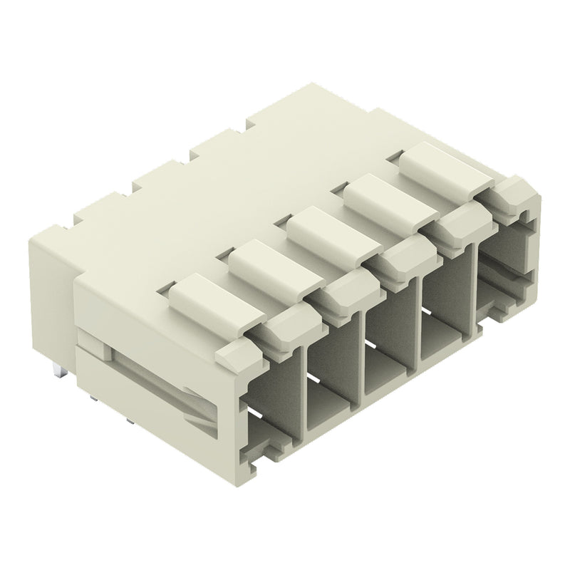 WAGO - Leiterplattensteckverbinder THT-Stiftleiste Lötstift 831-3625 1,0x1,2,abgew.,lgr − 24 Stück