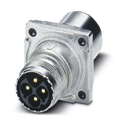 Phoenix Contact - Rundsteckverbinder, feldkonfektionierbar (Industriesteckverbinder) Wanddurchführung ST-5EP1N8ACK02S