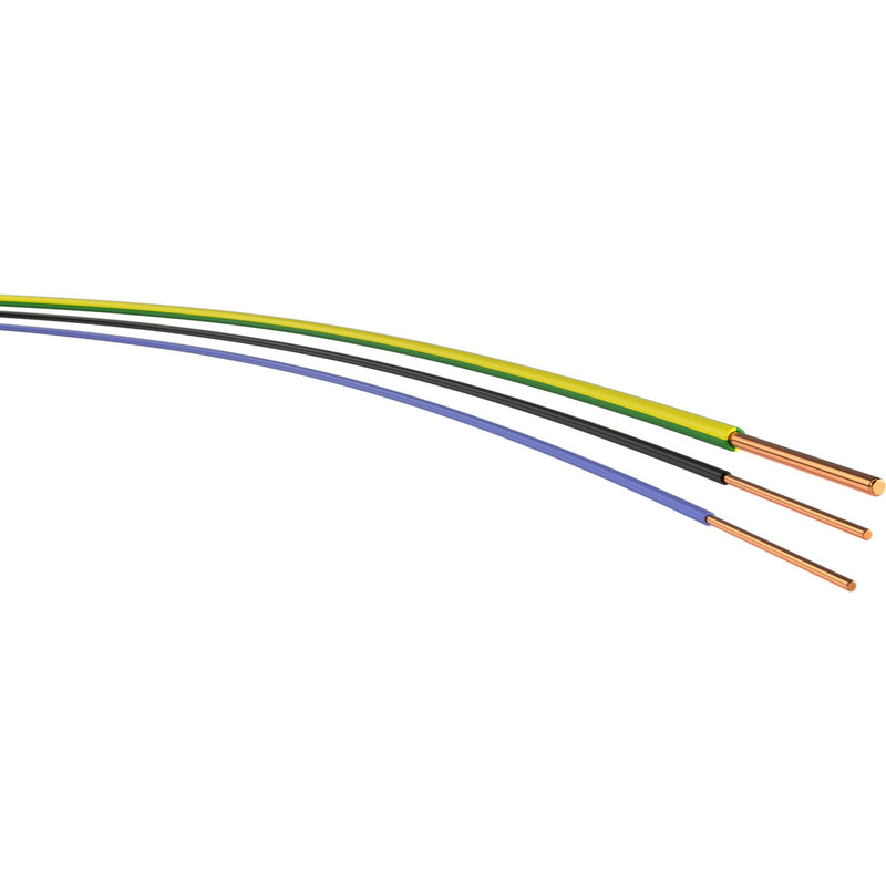 Aderleitung (H)07V-U 10 gn Ri.100 (H)07V-U 10 gn Aderltg eindrähtig − 100 Meter