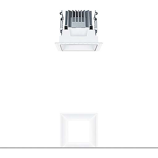 Zumtobel Group - Downlight/Strahler/Flutlicht LED-Einbauleuchte P-INF Q #60817980 4000K