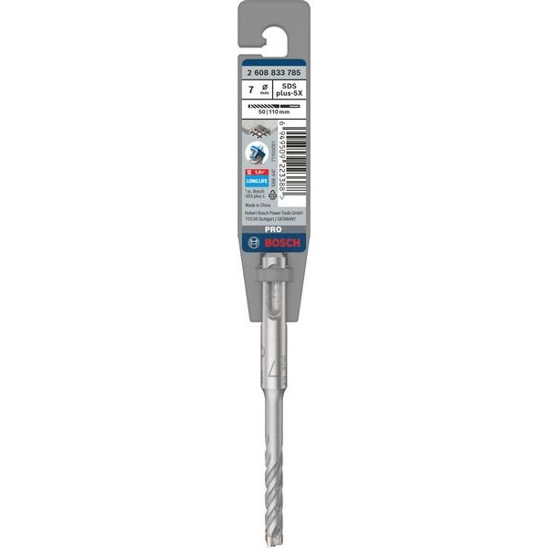 Bosch - Bohrer PRO SDS plus-5X 2608833785 Hammerbohrer 7 x 50