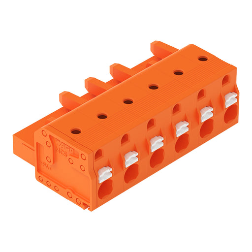 WAGO - Kabelsteckverbinder für Leiterplattensteckverbinder 1-Leiter-Federleiste 2231-706/026-000 Push-inCAGECLAMP,or − 50 Stück