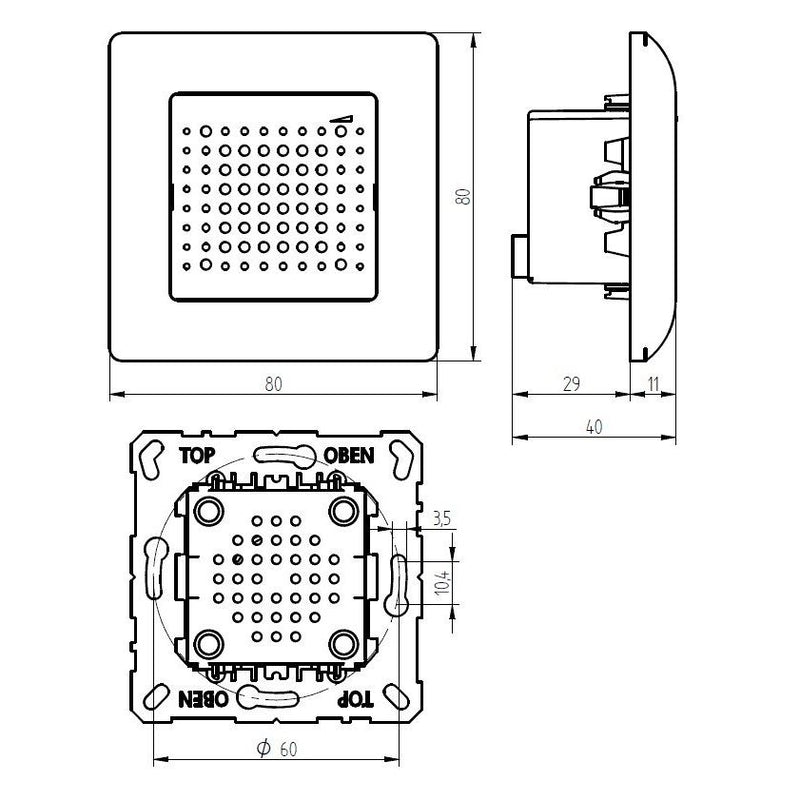 Grothe - Summer Unterputz Summer UP-SU 120ws 8-12V