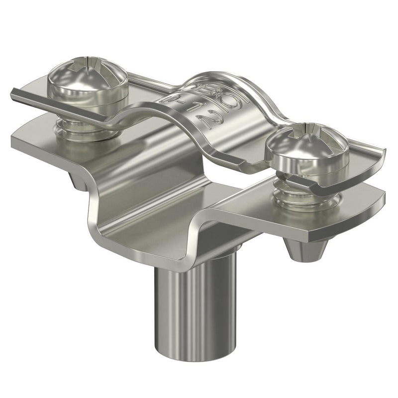 OBO Bettermann - Befestigungsschelle für Kabel/Rohre Abstandschelle ASG 732 12 A2 mit Gewindeanschluss − 25 Stück