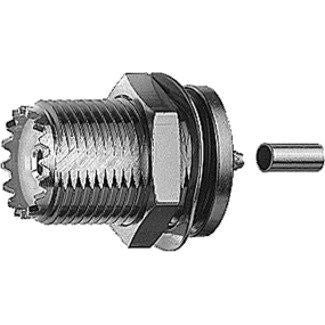 Telegärtner - Koax-Steckverbinder UHF-Kabeleinbaubuchse 100024342 cr/cr,RG174/U,188A/U