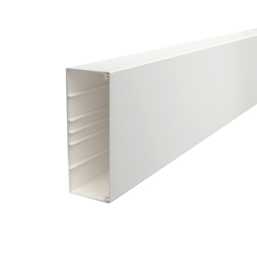 OBO Bettermann - Leitungsführungskanal Wand+Deckenkanal m.Obert. WDK80210RW 80x210mm,PVC − 2 Meter
