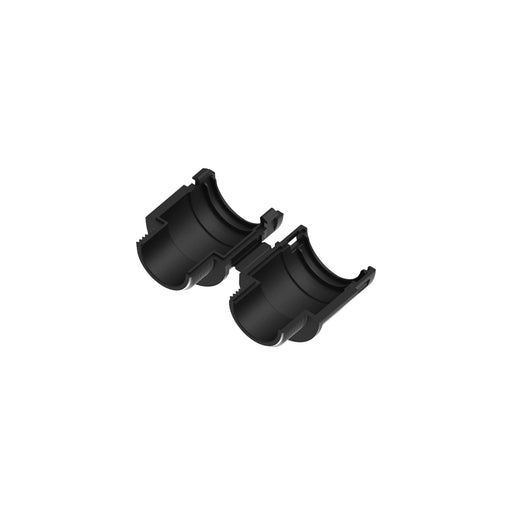 Fränkische - Kunststoff-Wellschlauch-Verschraubung Verschraubung 2SPA-20M25PB teilbar, schwarz − 10 Stück