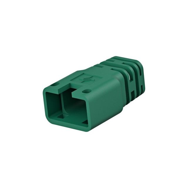 Telegärtner - Knickschutz Knickschutztülle 100001220 f.RJ45-Steck.ges, gn − 100 Stück