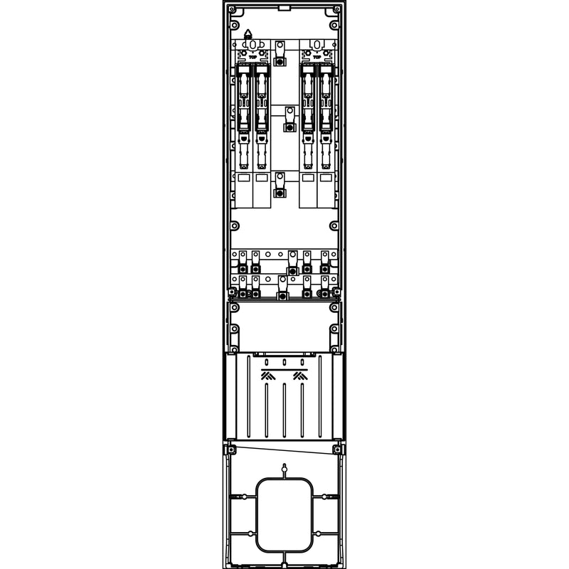 Elsta Mosdorfer - Kabelverteilerschrank LS 308 TN-S Cu30x5/EV240 LS38S.EV01E 1xNH00/PR ÜA(4+0)T1