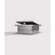 BS Bodensteckdosen - Geräteeinsatz für Unterflurmontage Bodensteckdose 2003A-2-3 2xSch,1x RJ45 2f