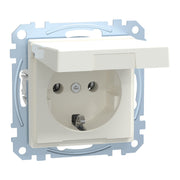 Merten - Steckdose SCHUKO-Steckdose pws MEG2311-0419 Klappdeckel