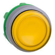 Schneider Electric - Frontelement für Drucktaster Leuchtdrucktaster ZB5AH83C0 gelb, 22mm, in grau