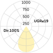 Lightnet - Decken-/Wandleuchte LED-Anbauleuchte LAXLEL-830H-L930-A 3000K, silber