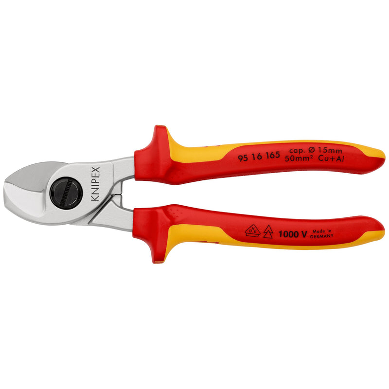 Knipex - Kabelschere 95 16 165 isoliert, 165mm