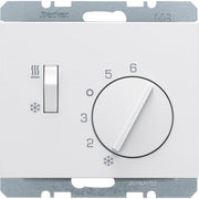 Berker - Raumthermostat Raumtemperaturregler 20297109 K.1, pw. gl