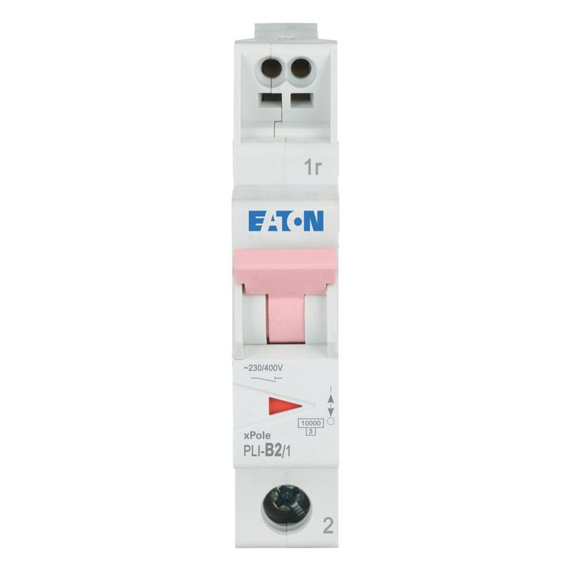 Eaton - Leitungsschutzschalter PLI-B2/1 B 2A, 1p Steckkl. − 12 Stück
