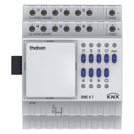 Theben - Bussystem-Binäreingang Binäreingang BME 6 T KNX MIX2,Erweiter.Modul − 1 Stück