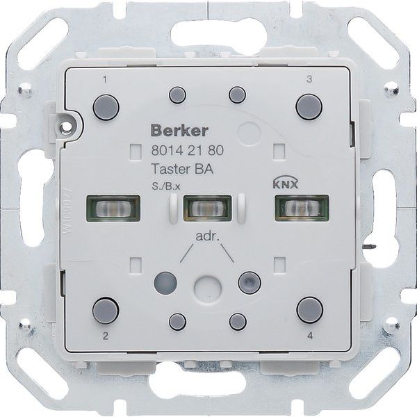Berker - Bussystem-Tastsensor Tastsensor-Modul 2f. 80142180 m.BCU KNX