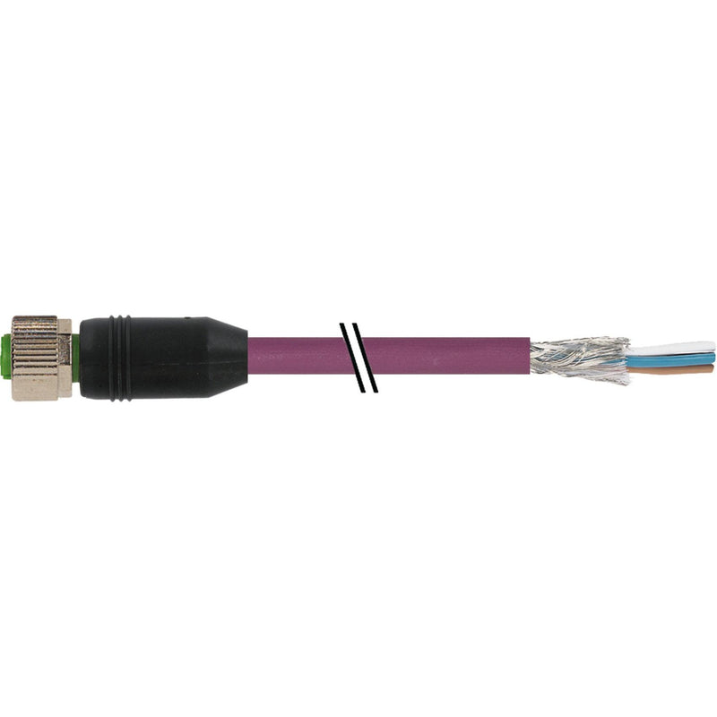 Murrelektronik - Rundsteckverbinder, feldkonfektionierbar (Industriesteckverbinder) M12 Buchse 7000-13225-8030050 0° DeviceNet