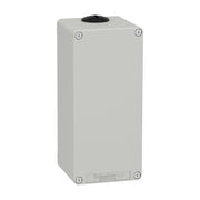 Schneider Electric - Gehäuse für Befehls- und Meldegeräte Leergehäuse XAP, Metall XAPD34 grau, ohne Bohrung
