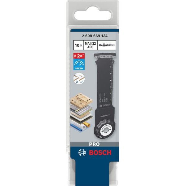 Bosch - Blatt für Oszillierer PRO MAII 32 APB Blatt für 2608669134VE(10) Multifunktionswerkze