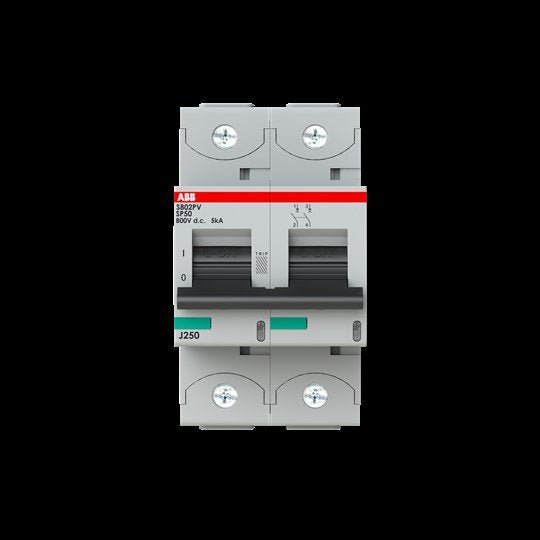 ABB Stotz S&J - Leitungsschutzschalter Strangsicherung S802PV-SP50 50A, 2-polig